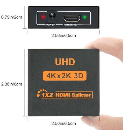NIVATECH NTC-5002 2 PORT HDMI ÇOKLAYICI COKLAYICI 